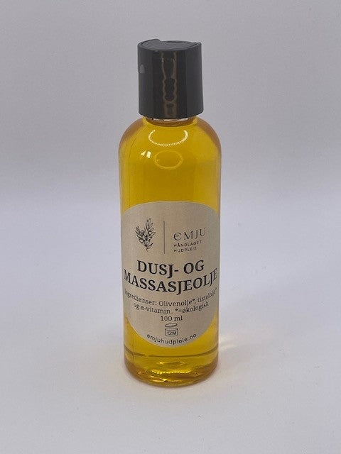 Økologisk Dusj- og massasjeolje - 100 ml