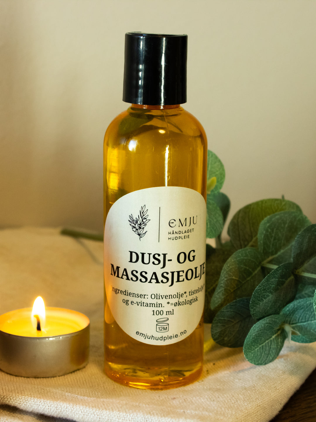 Økologisk Dusj- og massasjeolje - 100 ml