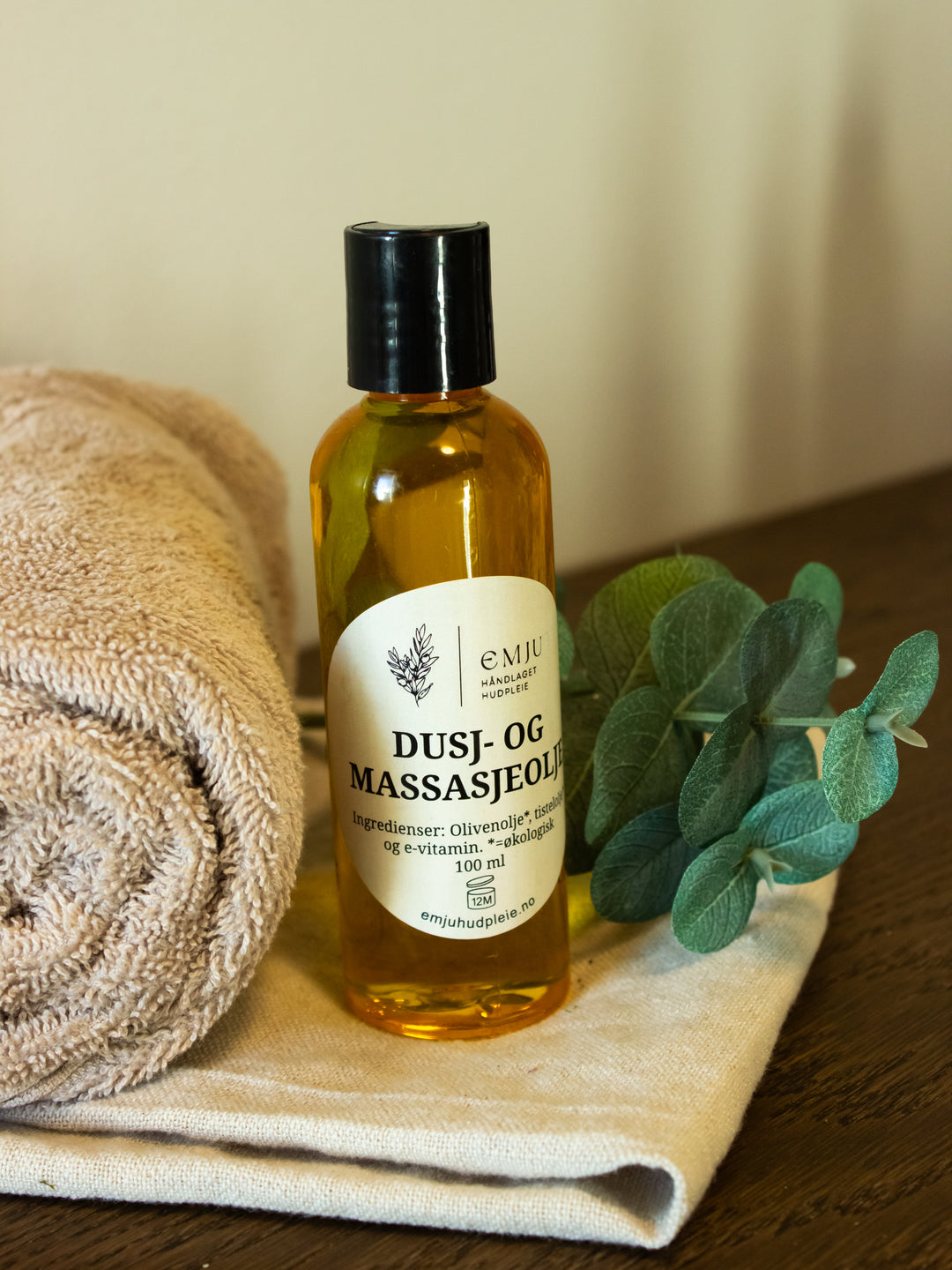 Økologisk Dusj- og massasjeolje - 100 ml