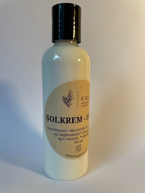 Økologisk Solkrem - spf.20 - 100 ml