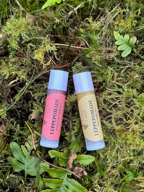 Leppepomade med ringblomst og farge - 5 ml