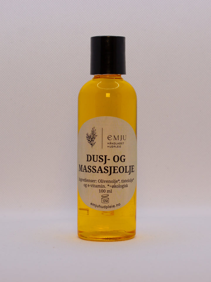 Økologisk Dusj- og massasjeolje - 100 ml