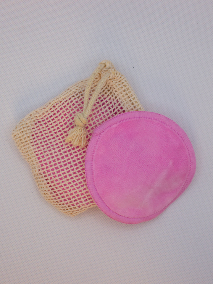 3 miljøvennlige, vaskbare og gjenbrukbare pads i pose