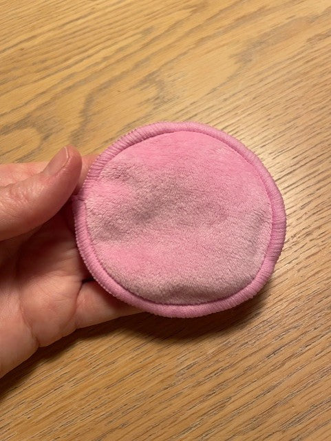 3 miljøvennlige, vaskbare og gjenbrukbare pads i pose